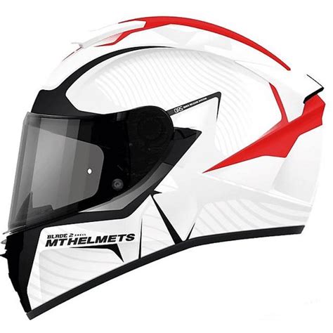 Casco Moto Integrale Mt Helmets Blade Evo Doppia Visiera E Blaster