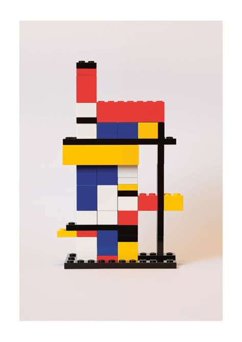 Lego Mondrian Poster Posterland