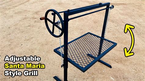 DIY Adjustable Firepit Grill - How to Make (Santa Maria Grill) - Campinghand