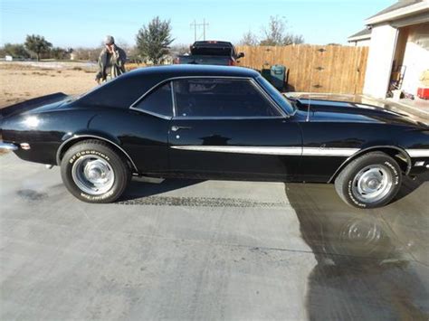 Sell Used 1968 Midnight Blue Metallic Camaro Ss In San Angelo Texas