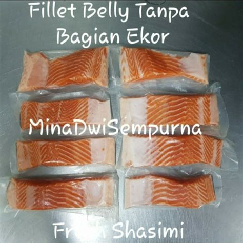 Jual Salmon Fillet Fresh 200gr Sashimi Grade Norwegian Salmon