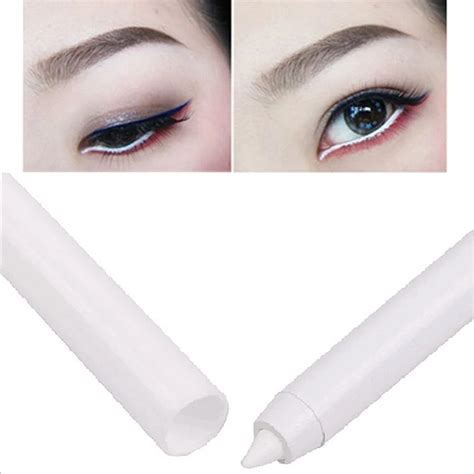 1 Pcs White Eyeliner Pencil Eye Liner Waterproof Long Lasting Under Eye Brighten In Eyeliner