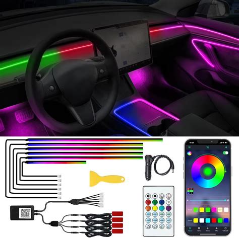 Amazon Dreamcolor Acrylic Interior Car Led Strip Light With