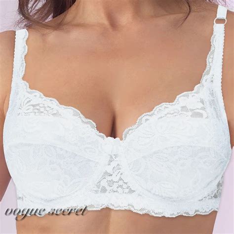 Voguesecret Women Lace Embroidery Bra Sexy Lingerie 32 34 36 38 40 42