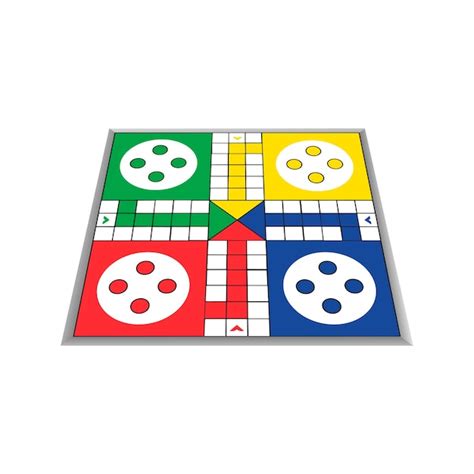 Premium Vector Free Vector Ludo Board On A White Background