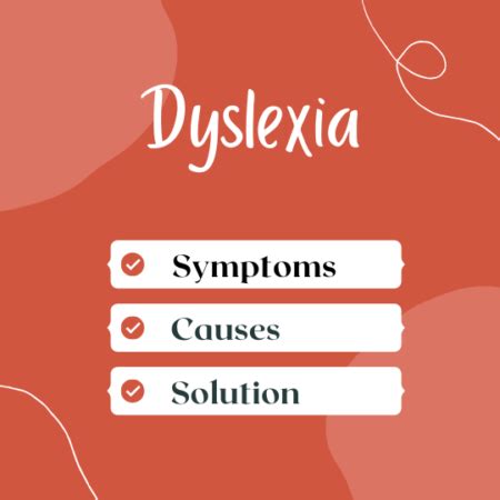 Dyslexia Symptoms Signs Causes And A Solution Edublox