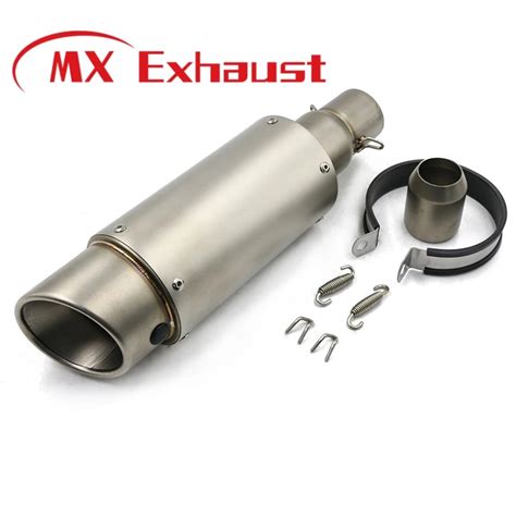 Escape De Motos Silencer For Bullet Carbon Fiber Motorcycle Exhaust Muffler China Motorcyle