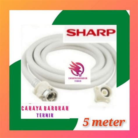 Jual Selang Inlet Mesin Cuci Masukan Air Sharp Meter Shopee Indonesia