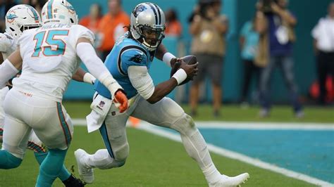 Newton Struggles In Panthers Loss At Dolphins