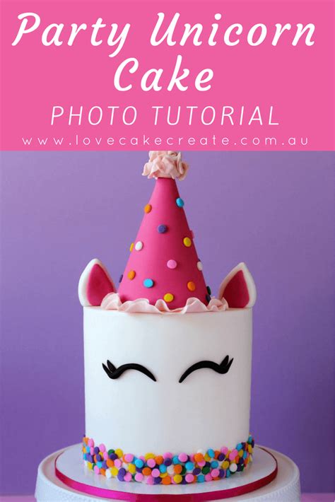 How to make a party unicorn cake - by Love Cake Create - Love Cake Create