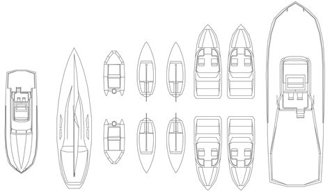 Boats Cad Blocks Cadbull