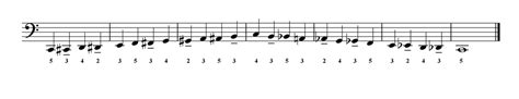 Chromatic Scale For Accordion Bass George Whitfield