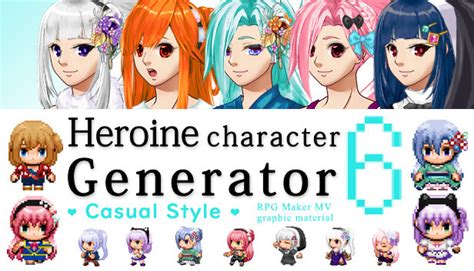 RPG Maker MV - Heroine Character Generator 6 on Steam