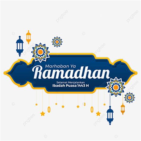 Vector Art Png Ucapan Ramadhan Selamat Menjalankan Ibadah