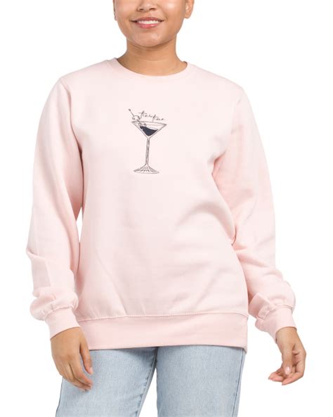 Tini Time Embroidered Sweatshirt New Arrivals Tjmaxx