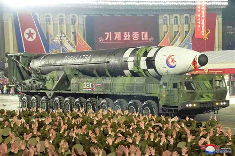 North Korea Shows Off Largest Ever Number Of Nuclear Missiles At