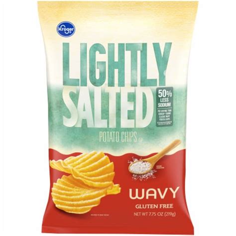 Kroger Lightly Salted Wavy Potato Chips Oz Ralphs