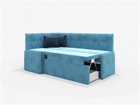 Кухонный диван со спальным местом Флирт blue купить недорого, по цене ...