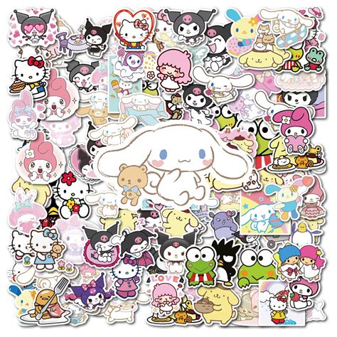 Sztuk Kawaii Sanrio Kuromi Naklejki Hello Kitt Za Z Z Hong