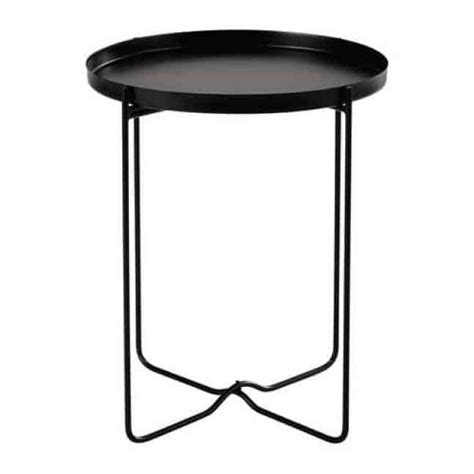 L élégance du noir Jessica Venancio Side table Metal side table Table