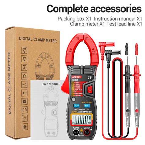 ANENG CM81 Smart AC Clamp Meter Clamp Type Multimeter 6000 Counts Auto