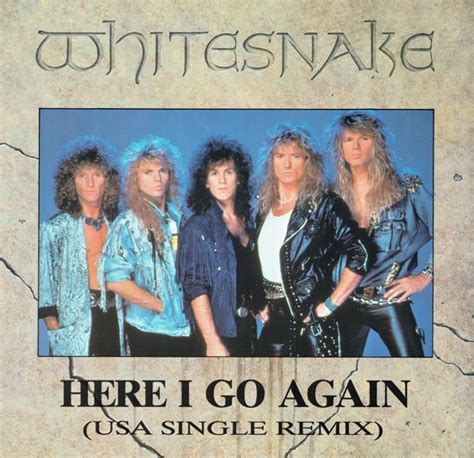 Whitesnake Here I Go Again USA Single Remix 1987 Vinyl Discogs