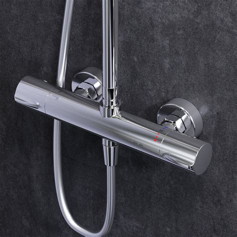 AM PM Hit ShowerSpot Mit Thermostat Duscharmatur Chrom F07TA400 Ab