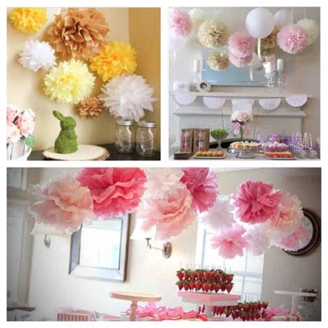 Pompom de papel crepom 50 ideias apaixonantes e DIY fácil