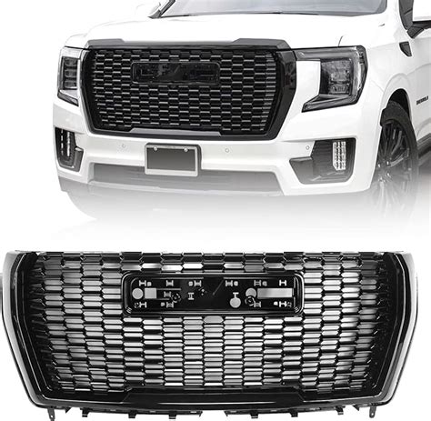 FIONE Front Bumper Grille Grill Compatible With 2021 2022 2023 GMC