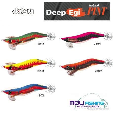 Artificiale Pesca Seppie E Calamari Jatsui Deep Egi Pint 3 0