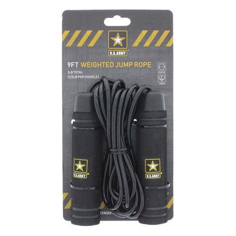 Us Army 1 Lb Weighted Jump Rope Shop Fitness And Sporting Goods At H E B