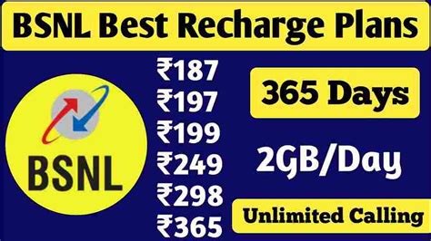 Bsnl 4g Plans Prepaid Postpaid Data Plans Net Packs Unlimited Offers