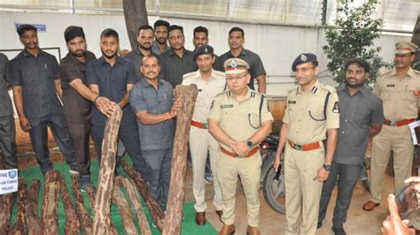 Interstate Red Sanders Smuggling Gang Busted Four Held