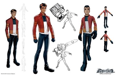 Cartoon Network Fusionfall concept art of Gen Rex : generatorrex