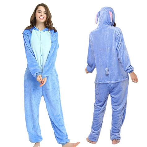 Pijama Macac O Kigurumi Adulto Unissex Stitch Lilo Stitch Disney