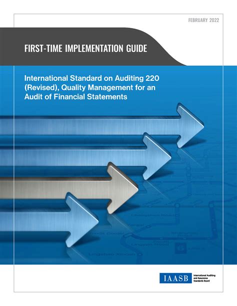 2021 2022 Handbook Of International Standards Iaasb Quality Management For An Audit Of Financial