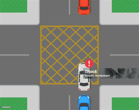 Safety Car Driving Tips And Traffic Regulation Rules Yellow Box Junction Rule Wrong Position On