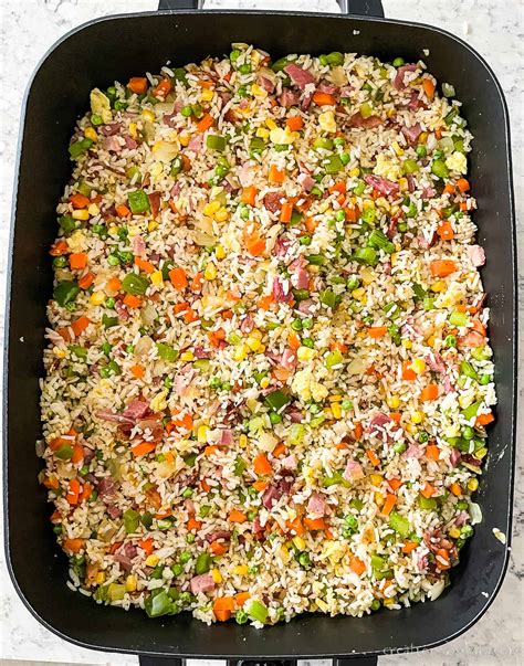 Ham Fried Rice In 25 Minutes Creations By Kara