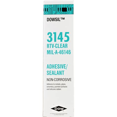 Dowsil 3145 RTV Silicone Sealant 90ml 3145C90 TED