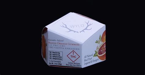 Wyld Blood Orange Cbc Thc Sativa Enhanced Gummies