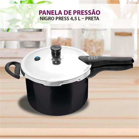 Panela de Pressão 4 5 L Nigro Press Ponto