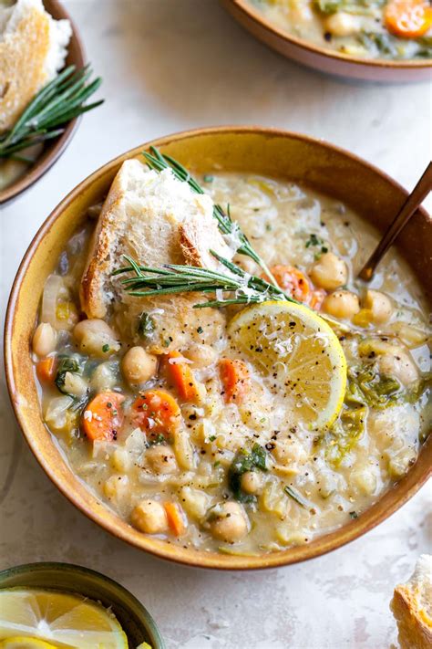 Nourishing White Bean And Lemon Soup Dishing Out Health