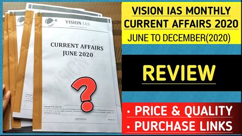 Vision Ias Monthly Magazine Review Vision Ias Current Affairs