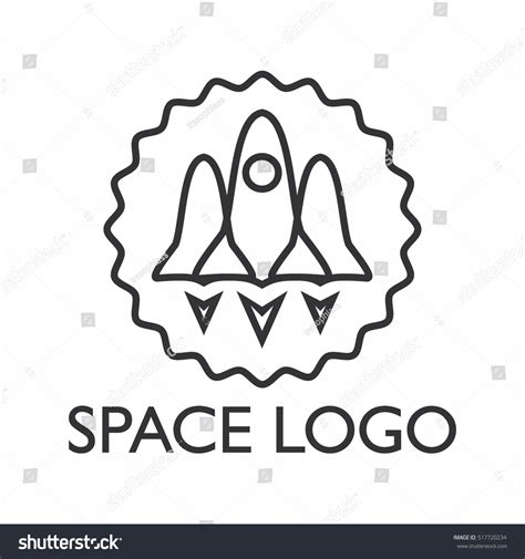 Space Logo Design Template Stock Vector (Royalty Free) 517720234 ...