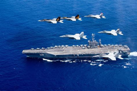 Dvids Images Uss John C Stennis Cvn 74 And Uss Ronald Reagan