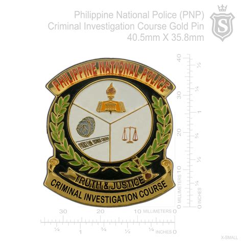 Philippine National Police Pnp Criminal Investigation Course Pin