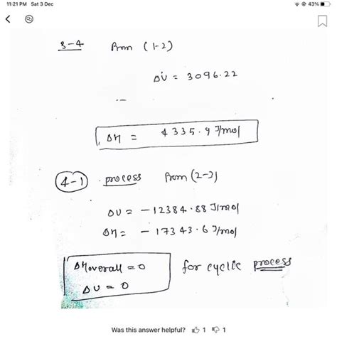 Solved Consider A System Of Air With A Molar Volume Of Chegg