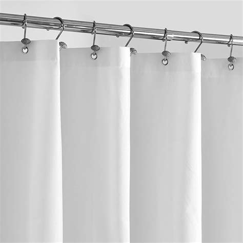 Alyvia Spring Waterproof Fabric Shower Curtain Liner With 3 Magnets