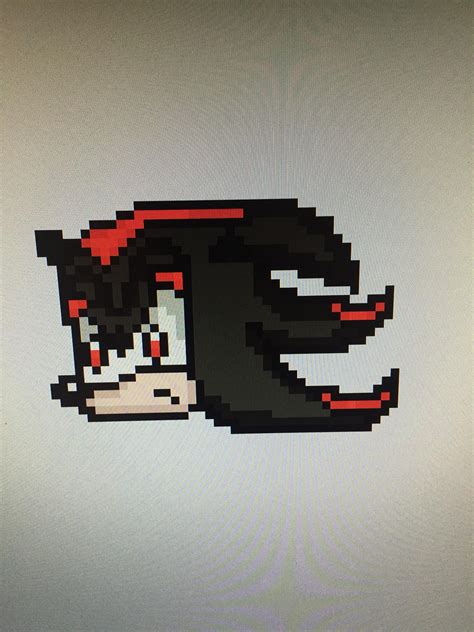 Shadow The Hedgehog Pixel Art : r/shadowthehedgehog