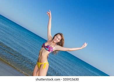 Summer Photo Beautiful Sexy Brunette Woman Stock Photo Edit Now